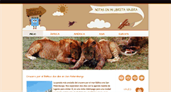 Desktop Screenshot of libretaviajera.com